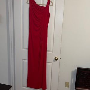 Red formal Calvin Klein dress size 12